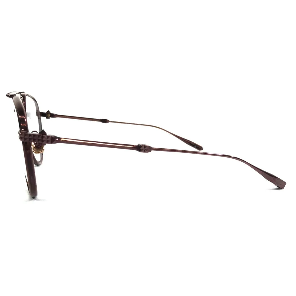 Valentino Eyeglasses Frames V-STUD II VLX-133C BRN Brown Aviator 59-14.5-142